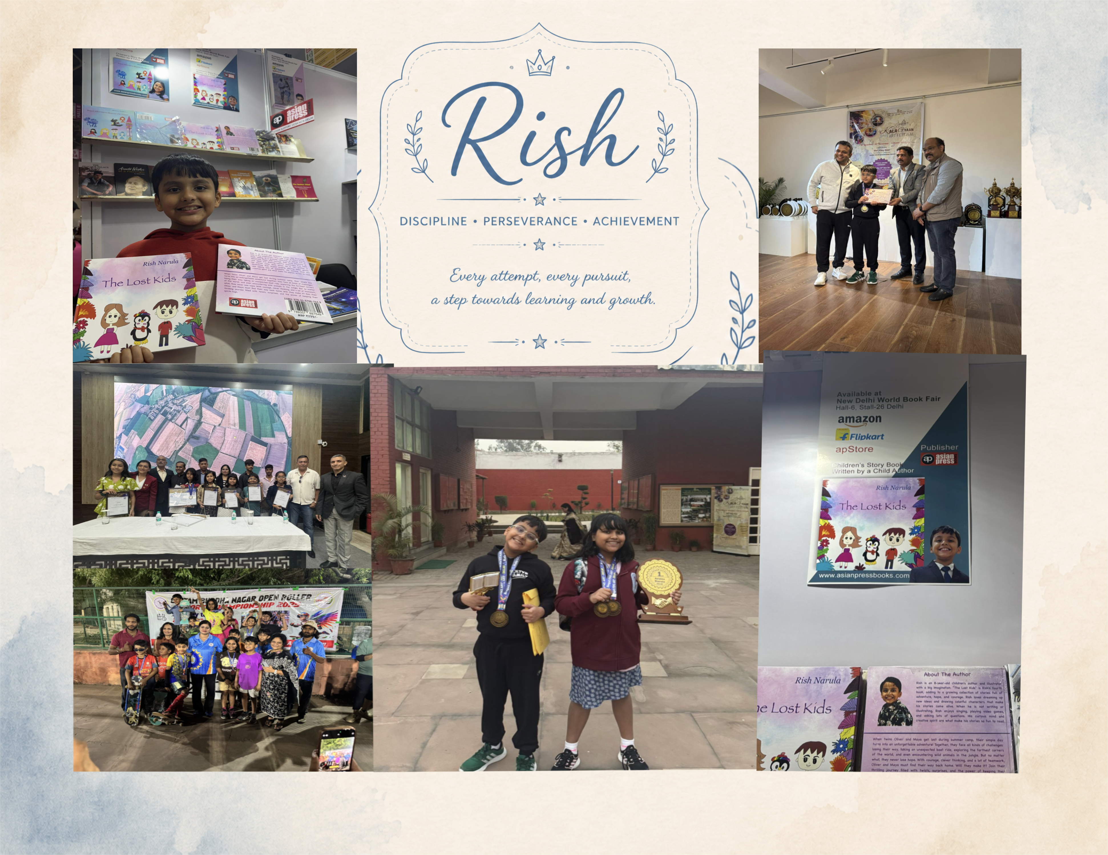 Rish Achievements Collage